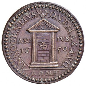 Papal medals - Innocent X (1644-1655) Medal Anno Giubila...