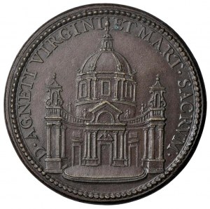 Papal medals - Innocent X (1644-1655) Medal A. X Prospet...
