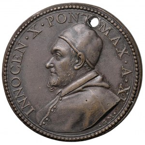 Papal medals - Innocenzo X (1644-1655) Medaglia A. XI Spirit...