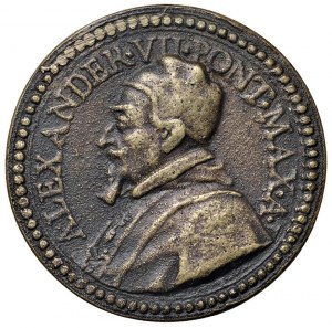 Papal medals - Alexander VII (1655-1667) Medal A. I Tria...