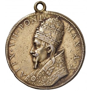 Papal medals - Alessandro VII (1655-1667) Medaglia A. X senz...
