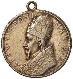 Papal medals - Alexander VII (1655-1667) Medal A. X without...