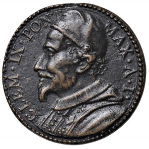 Papal medals - Clemente IX (1667-1669) Medaglia A. I 1668 DE...