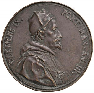 Papal medals - Clement IX (1667-1669) Medal A. III rista...
