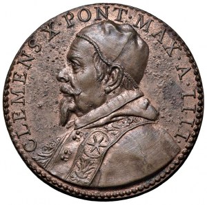 Papal medals - Clement X (1670-1676) Medal A. IV Santiss...