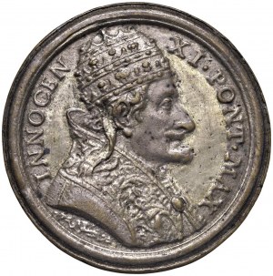 Papal medals - Innocent XI (1676-1689) Cast medal ...
