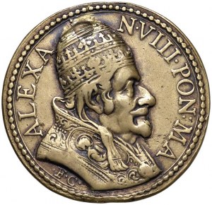 Papal medals - Alexander VIII (1689-1691) Medal 1690 The ...