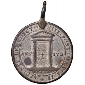 Papal medals - Benedetto XIII (1724-1730) Medaglia A. II 172...