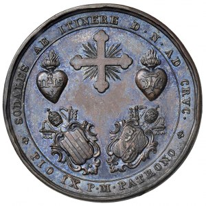 Papal medals - Pius IX (1846-1878) Extraordinary medal 185...