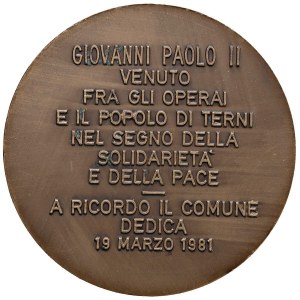 Papal medals - Giovanni Paolo II (1978-2005) Medaglia 1981 v...