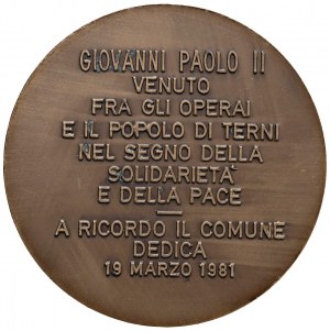 Papal medals - John Paul II (1978-2005) 1981 medal v...