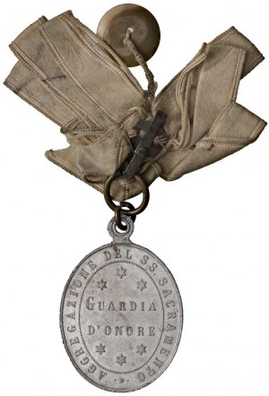 Papal medals - Aggregation of the Blessed Sacrament - Guard of Hon...