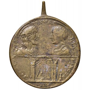 Religious Medals - RELIGIOSA. Medaglia da fusione senza data (XV...