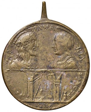 Religious Medals - RELIGIOUS. Undated casting medal (15th...