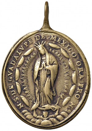 Religious Medals - RELIGIOUS. Marian oval casting medal ...