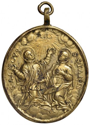 Religious Medals - RELIGIOUS. Oval casting medal without da...