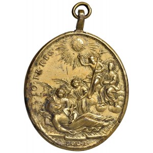 Religious Medals - RELIGIOSA. Medaglia ovale da fusione senza da...