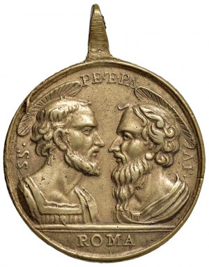 Religious Medals - RELIGIOUS. Casting medal 1700 Rome. St...