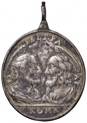 Religious Medals - RELIGIOUS. Oval casting medal without da...
