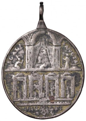 Religious Medals - RELIGIOUS. Oval casting medal without da...