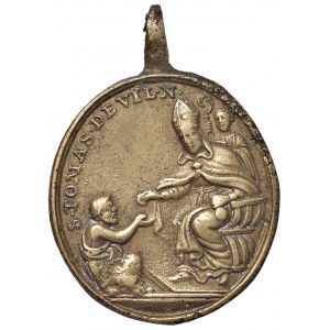 Religious Medals - RELIGIOSA. Medaglia ovale da fusione senza da...
