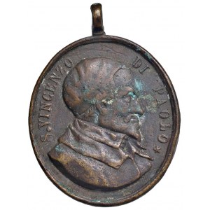 Religious Medals - RELIGIOSA. Medaglia ovale da fusione senza da...