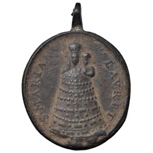 Religious Medals - RELIGIOSA. Medaglia Mariana ovale da fusione ...