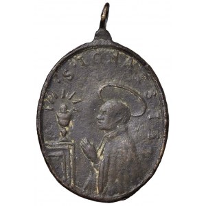 Religious Medals - RELIGIOSA. Medaglia ovale da fusione senza da...