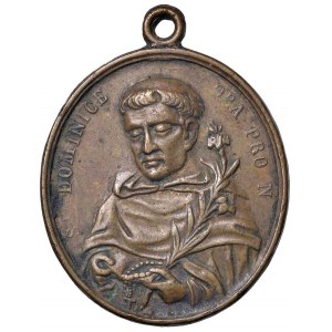 Religious Medals - RELIGIOSA. Medaglia ovale da fusione senza da...