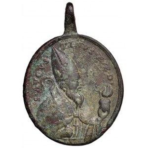 Religious Medals - RELIGIOSA. Medaglia ovale da fusione senza da...