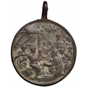 Religious Medals - RELIGIOSA. Medaglia da fusione senza data (XV...