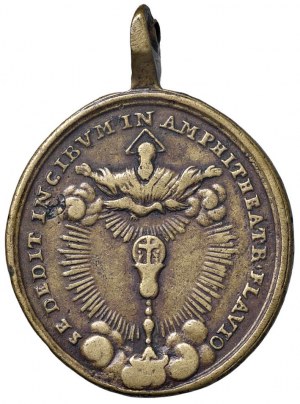 Religious Medals - RELIGIOUS. Oval casting medals period B...