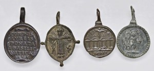 Religious Medals - RELIGIOUS. Lot of 4 small medals of small ...