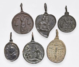 Religious Medals - RELIGIOUS. Lot of 4 small medals of small ...
