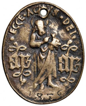 Character medals - Charles Bourbon Cardinal casting medal 1...
