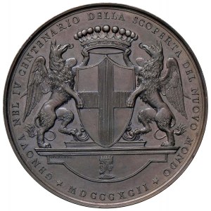 Character medals - Cristoforo Colombo (1451-1506) Medaglia 1892 ...