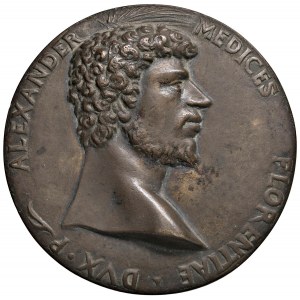Character medals - Alessandro De Medici (1510-1537) Medaglia uni...