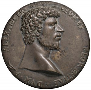 Character medals - Alessandro De Medici (1510-1537) Medal uni...