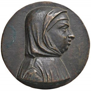 Character medals - Francesco Petrarca (1304-1374) Placca uniface...