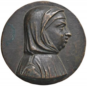 Character medals - Francesco Petrarca (1304-1374) Uniform plaque...