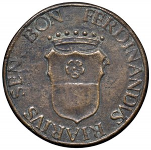 Character medals - Ferdinando Riario, duke and count of the Holy Rom...