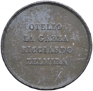 Character medals - Gioacchino Rossini (1792-1868) Medal without...