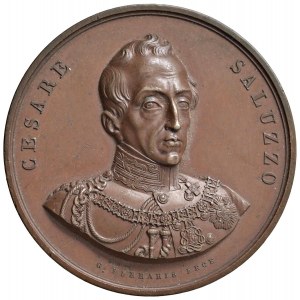 Character medals - Cesare Saluzzo, commander of the academy mi...