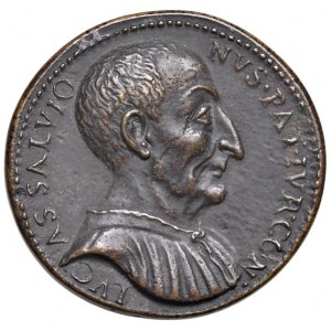 Character medals - Luca Salvioni (d 1536) Medaglia da fusione se...