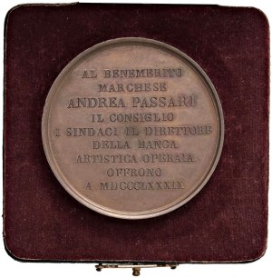 Character medals - Andrea Passari - Medal 1889 The council of...