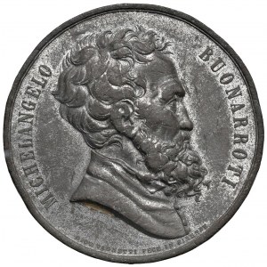 Character medals - Michelangelo Buonarroti (1475-1564) Medaglia ...