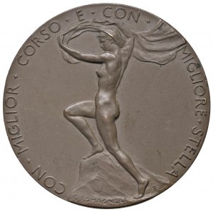 Cities medals - ACQUI TERME. 1929 medal for the expansion ...