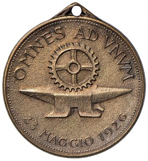 Cities medals - BOLOGNA. 1926 medal of the Cassa Mutua fra ...