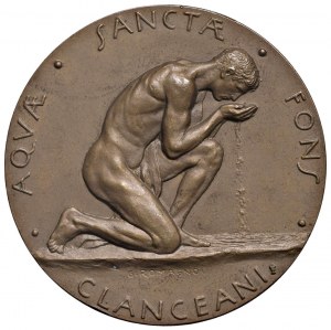 Cities medals - CHIANCIANO. 1927 AQUAS LAGONIS medal. Opus.