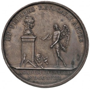 Cities medals - GENOA Medal 1758 Award of Merit of the...